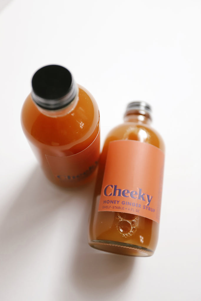 CHEEKY COCKTAILS HONEY GINGER SYRUP