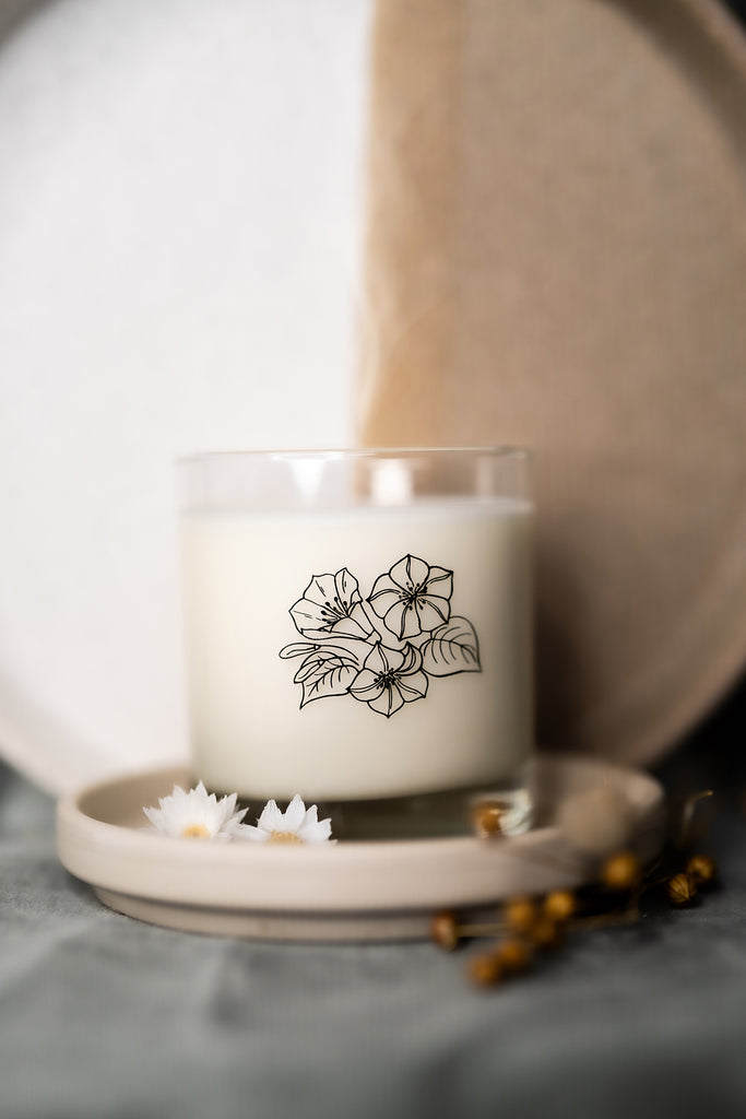 BIRTH MONTH FLORAL CANDLE · SEPTEMBER