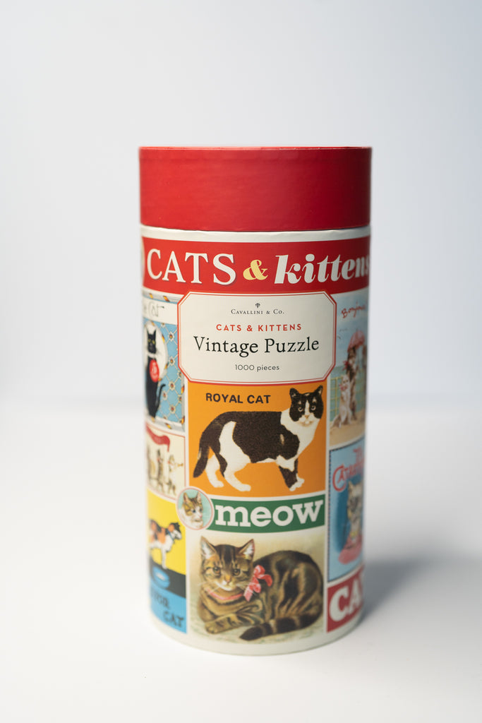 CATS & KITTENS VINTAGE PUZZLE