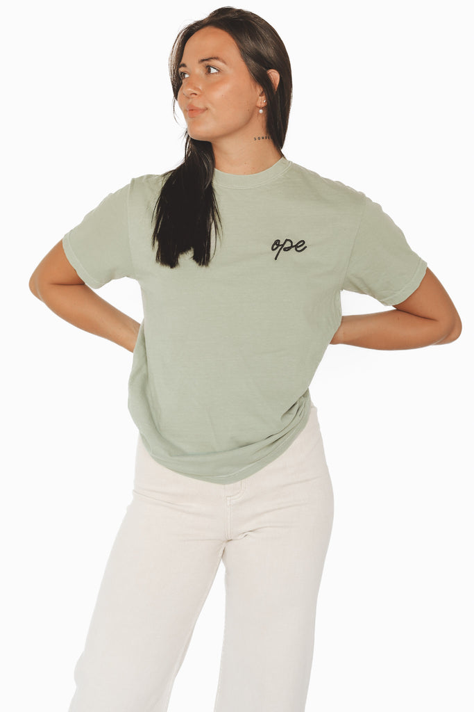 OPE EMBROIDERED TEE