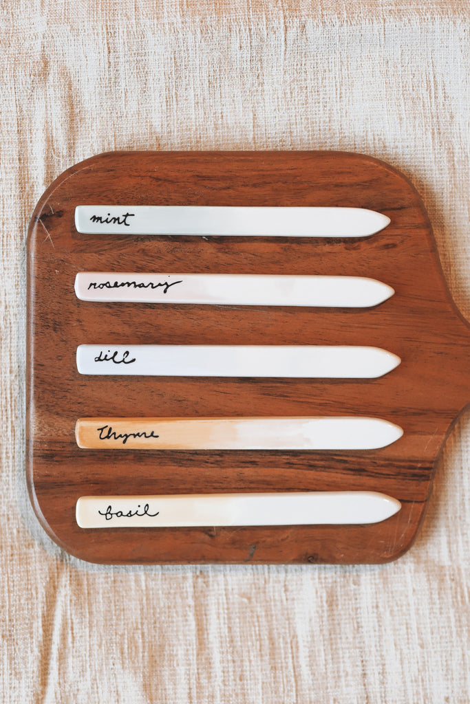WATERCOLOR HERB MARKERS