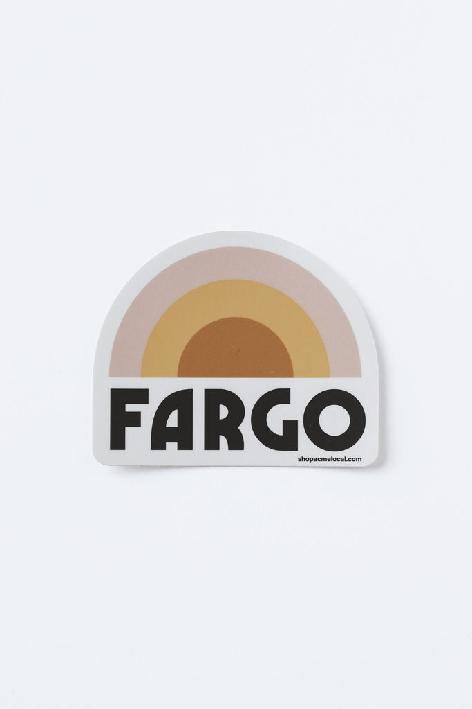 FARGO PASTEL RAINBOW STICKER