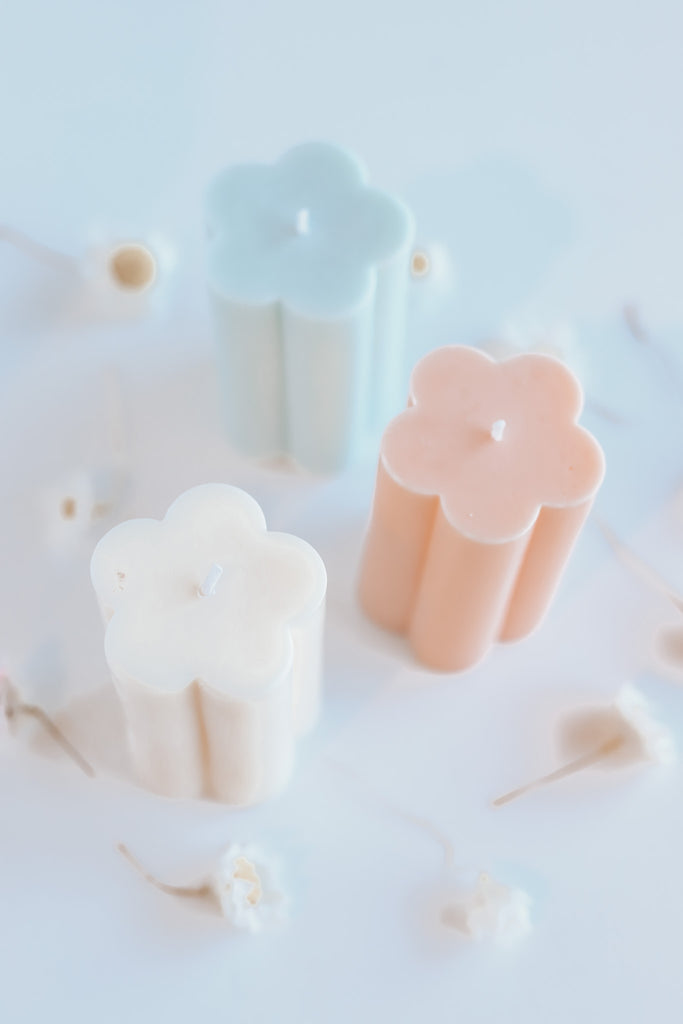 MINI BLOOM CANDLE · NATURAL