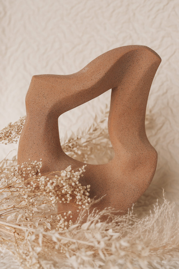 ABSTRACT STONEWARE SCULPTURE