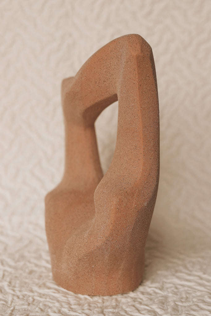 ABSTRACT STONEWARE SCULPTURE