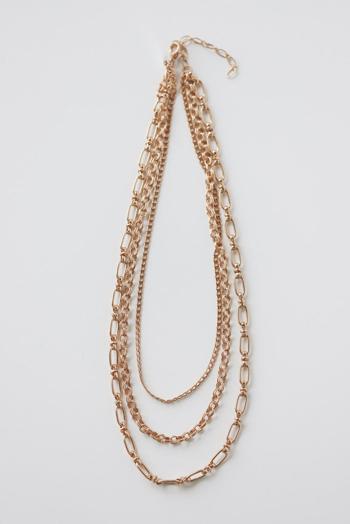 ANARCHY LAYERED CHAIN NECKLACE